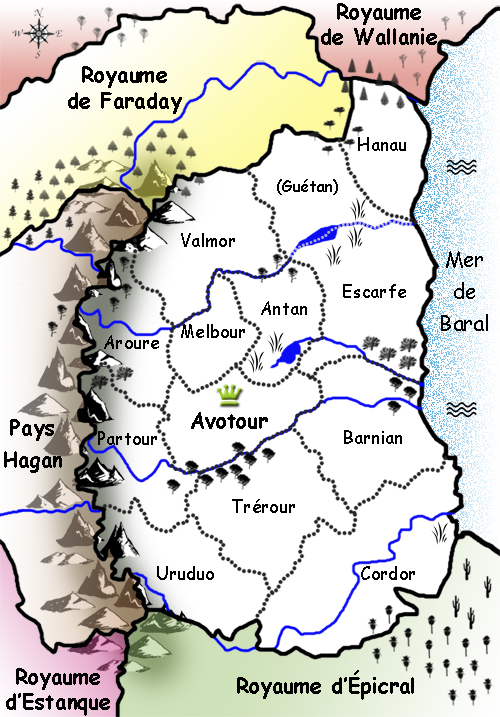 Avotour’s map